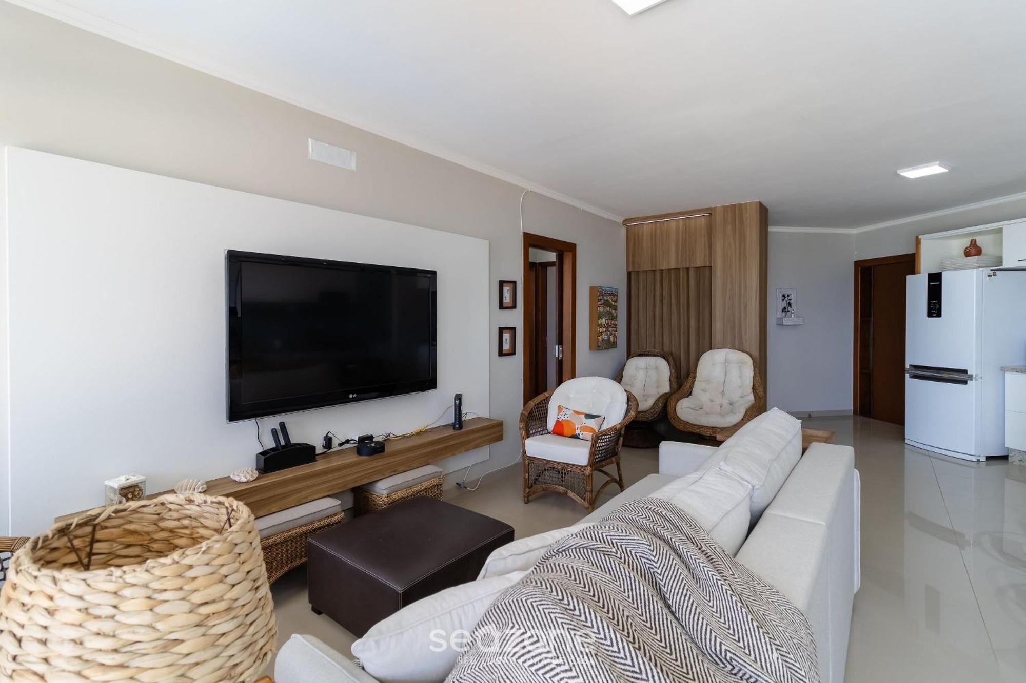 Apto Lindo Beira-mar E Com Churrasqueira Rig0102 Apartamento